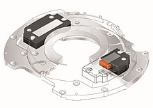 A ring-shaped runner induces a rotary motion