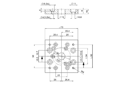 PI M-060.HP Adapter Plate Drawing PI M-060.HP Adapter Plate Drawing